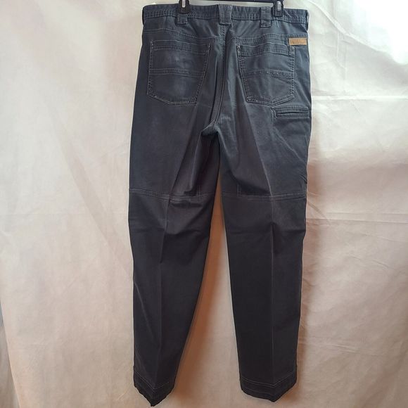 Cabela's Casuals Men's (W38 x L34) Gray Cotton Stretch Flat Straight Leg Pants - Picture 6 of 12